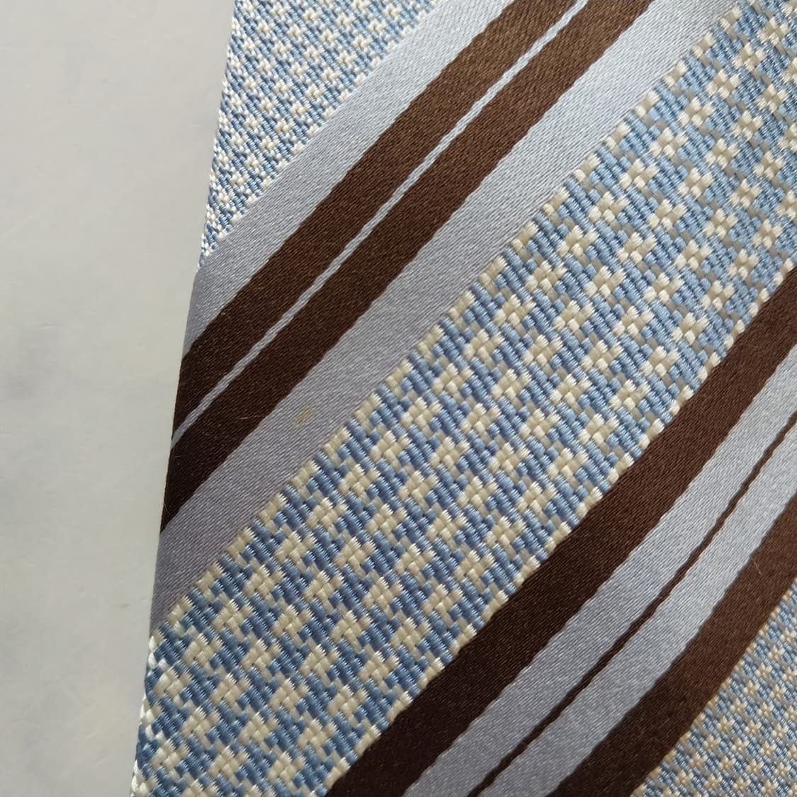 에르메네질도 제냐 실크 스트라이프 넥타이 9.6cm A등급 k2015 상품이미지9