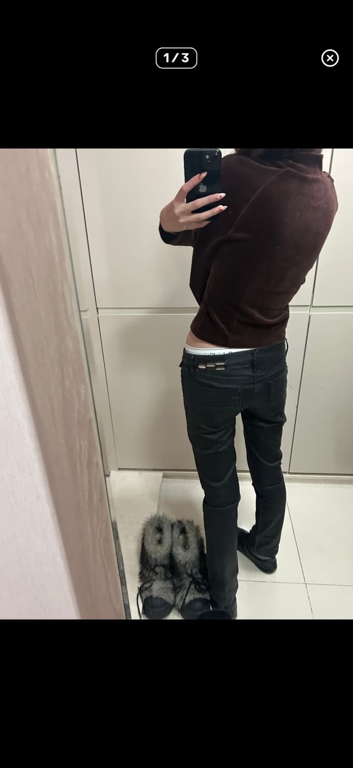 Diesel low-rise coating jean 상품이미지1
