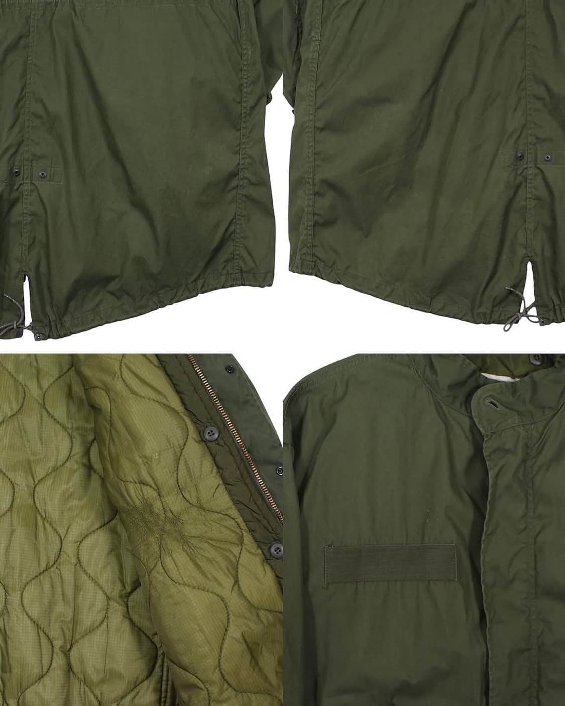 1980s US Army 미군 M-65 피쉬테일 파카 개파카 밀리터리 상품이미지8