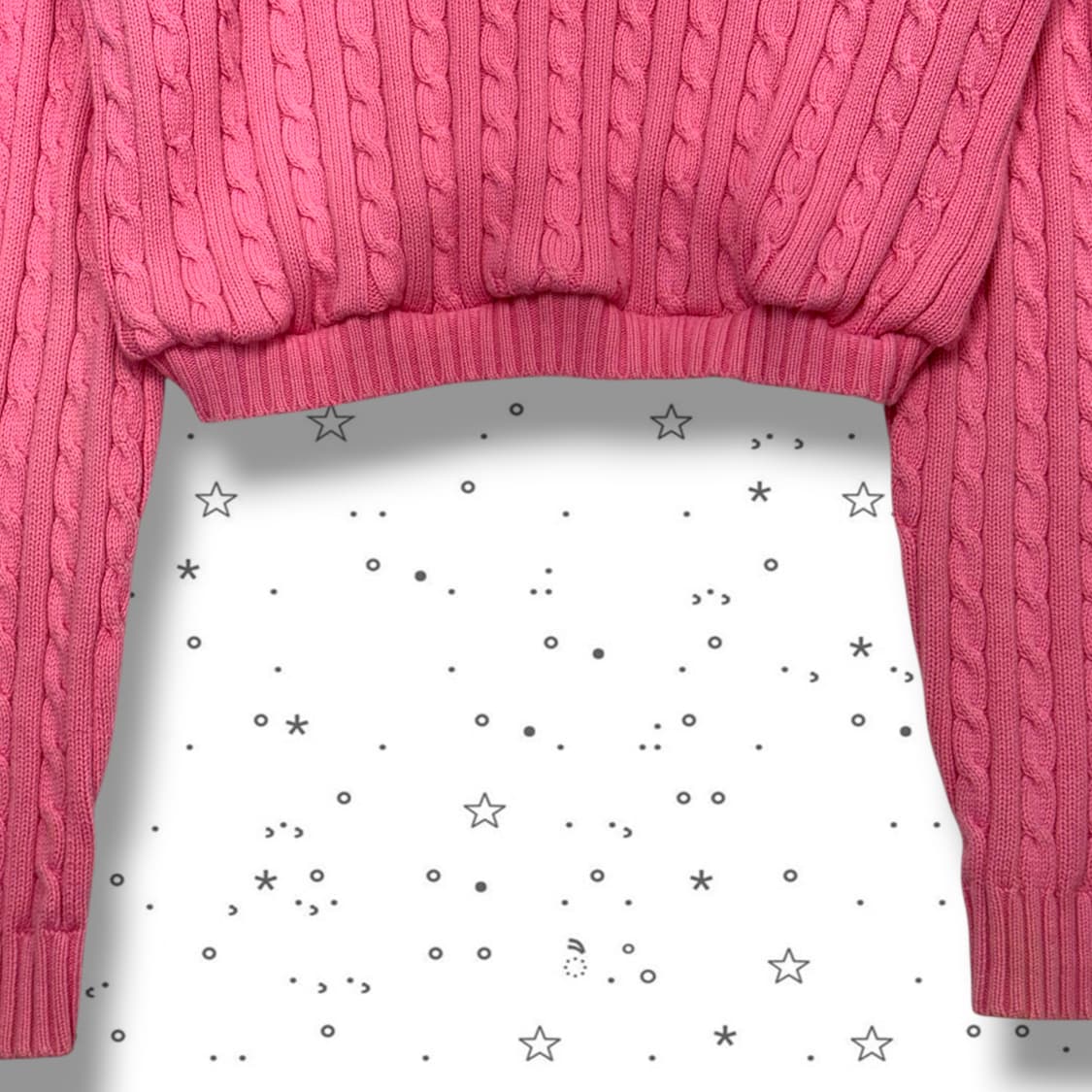M POLO 폴로 로렌 핑크 케이블 니트 상품이미지6