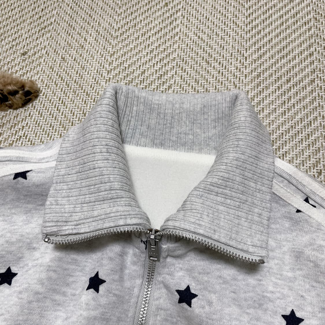 w.management 별패턴 투웨이 기모집업 상품이미지4