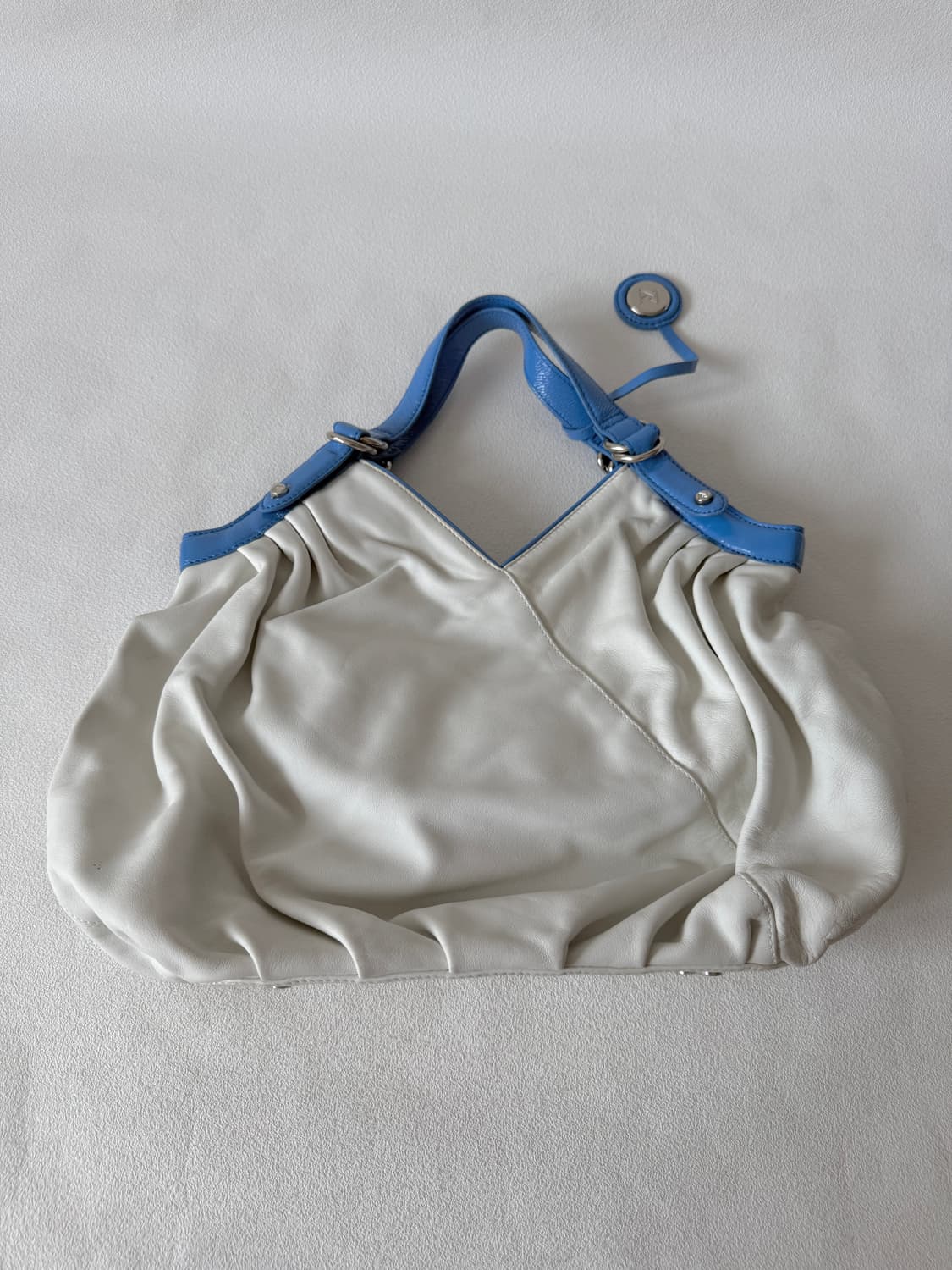 Pre owned 레더 토트 숄더백 상품이미지7