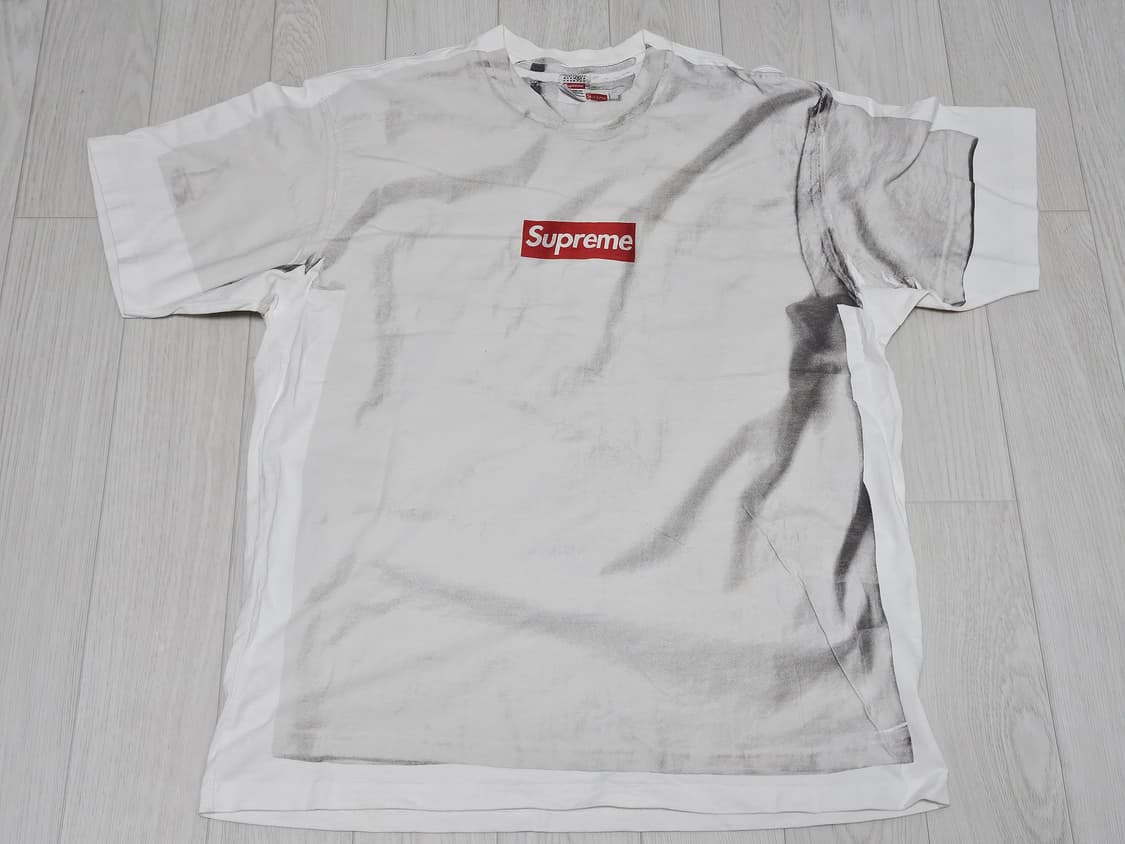 슈프림 x 마르지엘라 박스로고 티셔츠 L 상품이미지1