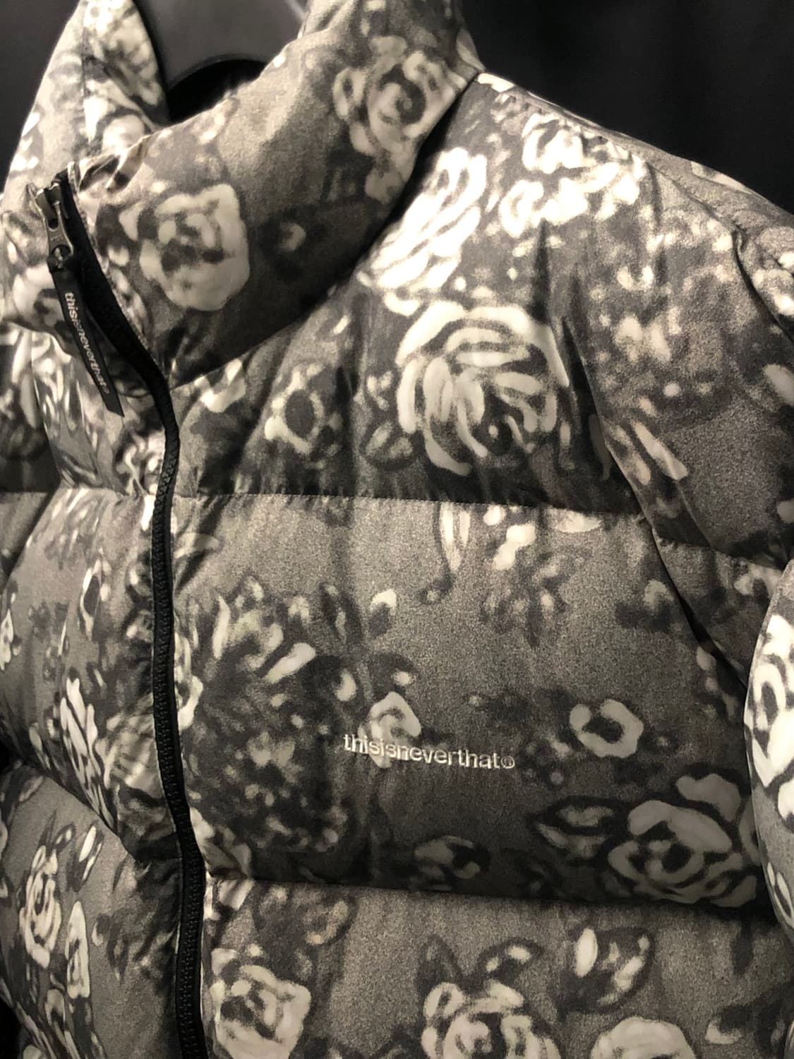 디스이즈네버댓 퍼텍스 T 다운 자켓 플라워 패딩 그레이 XL 상품이미지6