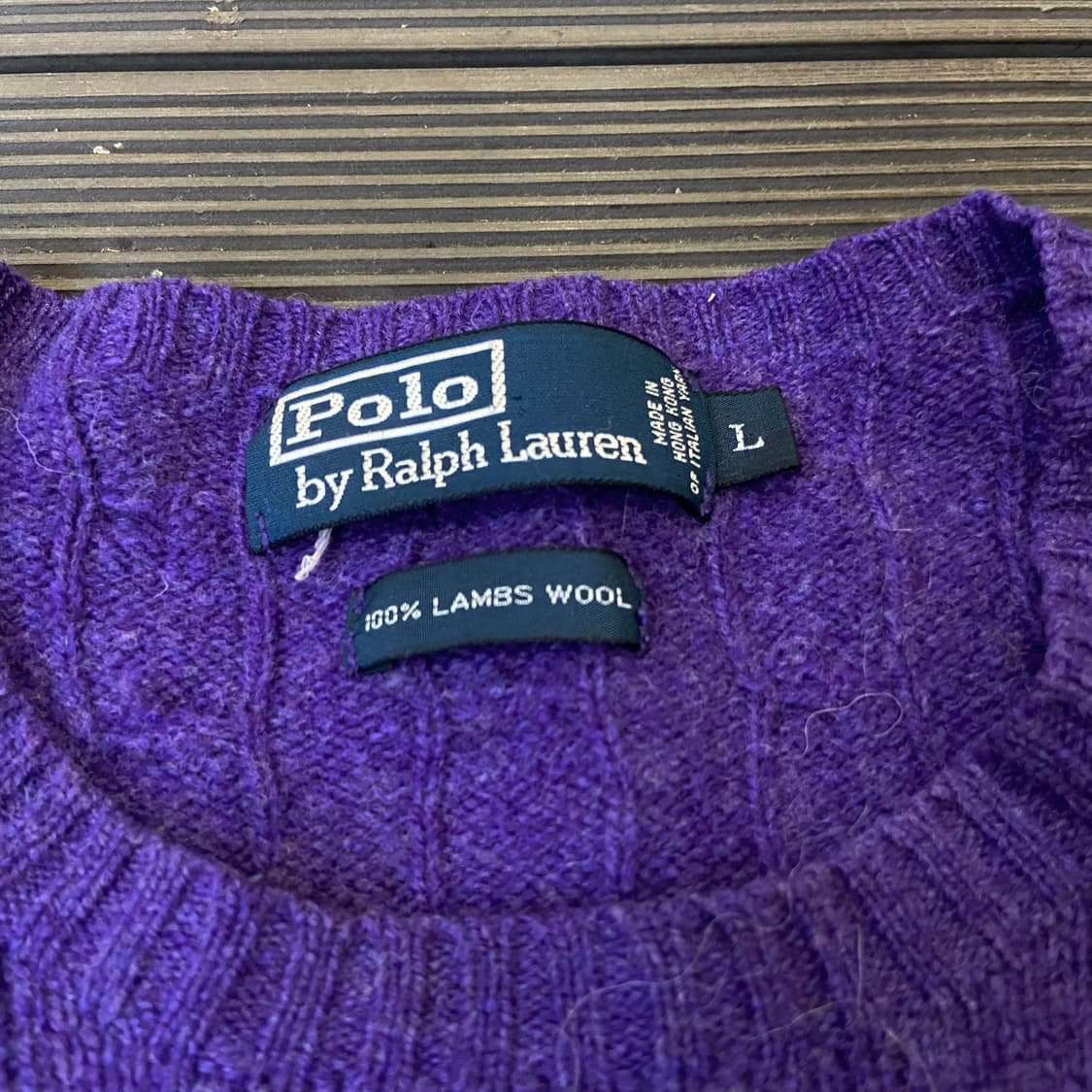 (103-105) 폴로 램스울 케이블 니트 상품이미지4