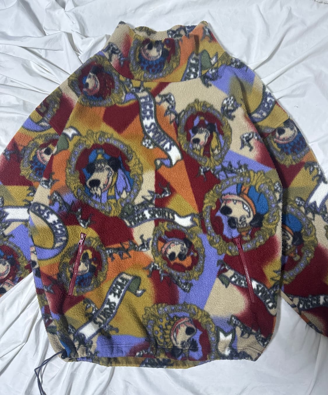 90s ficce 해나 바베라 머틀리 캐릭터 플리스 요시유키코니시 팝아트 상품이미지3