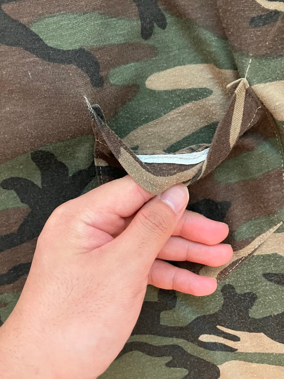 80s woodland camo pocket tee  (USA) 상품이미지3