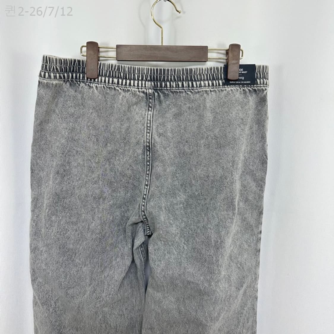 H&M 여자 밴딩 와이드 바지 미착용제품 빅사이즈 M(34-36)  상품이미지5