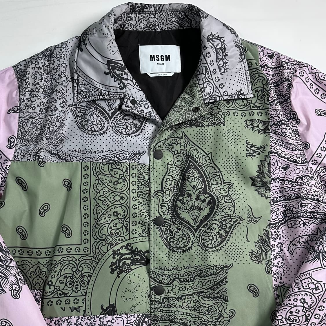 MSGM 페이즐리 코치자켓 상품이미지3