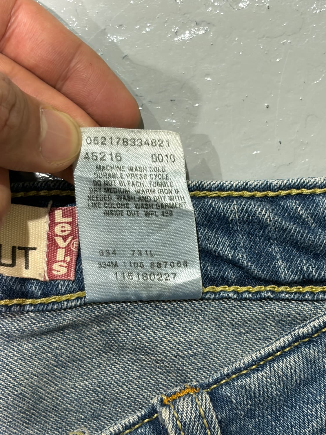00s 리바이스(Levi's) 슈퍼로우 부츠컷 데님 팬츠 상품이미지4