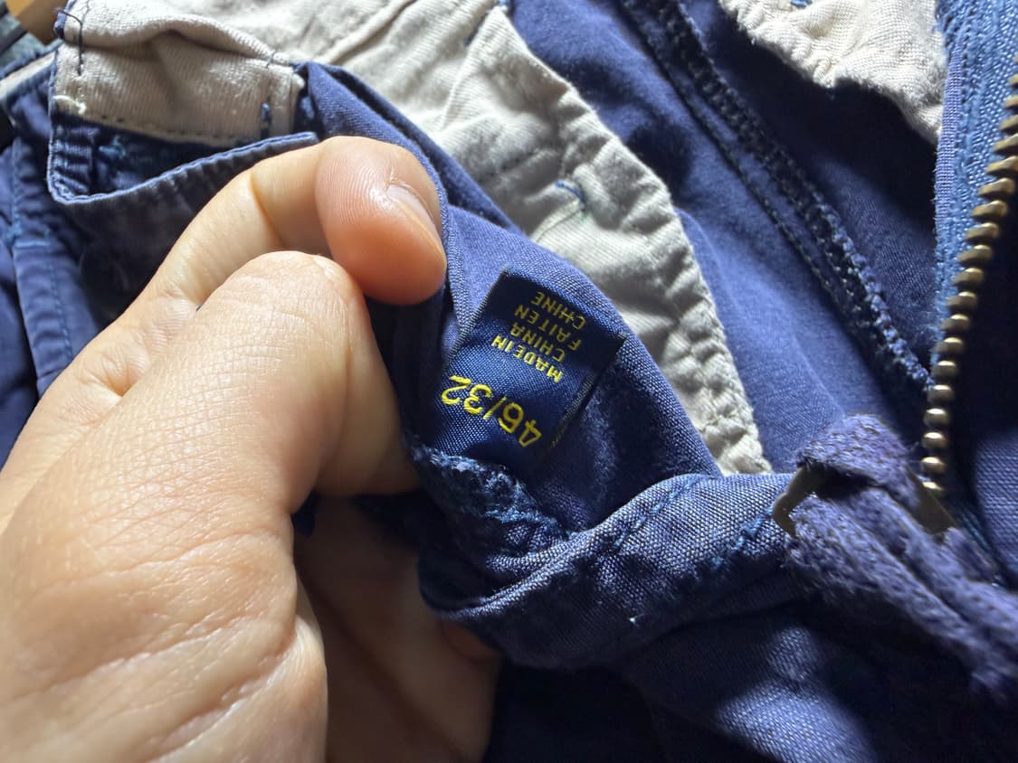 폴로 랄프 로렌 빈티지 카고 팬츠 네이비 - 32 상품이미지3