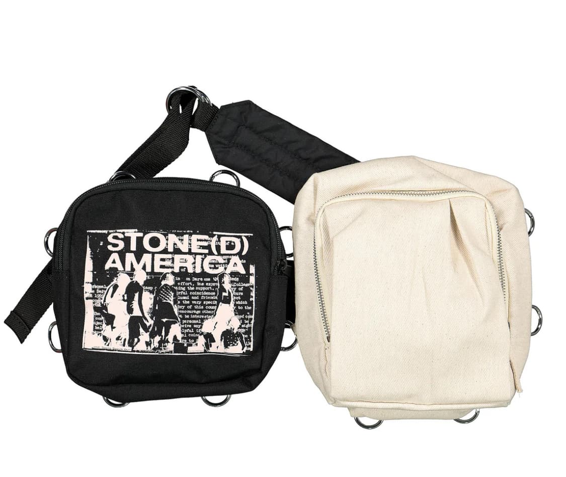 라프시몬스 이스트백 11주년 스톤드파니 힙색 상품이미지1