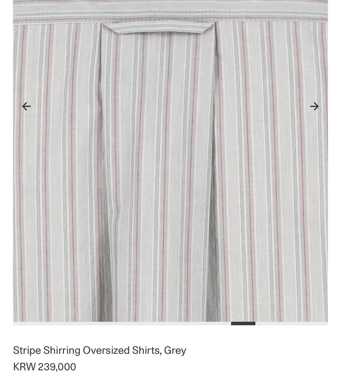 아모멘토 스프라이트 셔링 오버사이즈 셔츠 상품이미지3