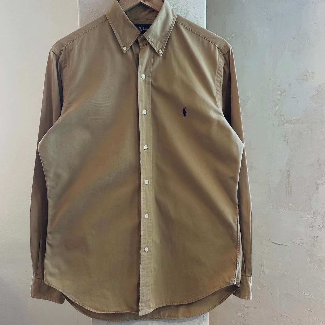 폴로랄프로렌 베이지 솔리드 셔츠 상품이미지2