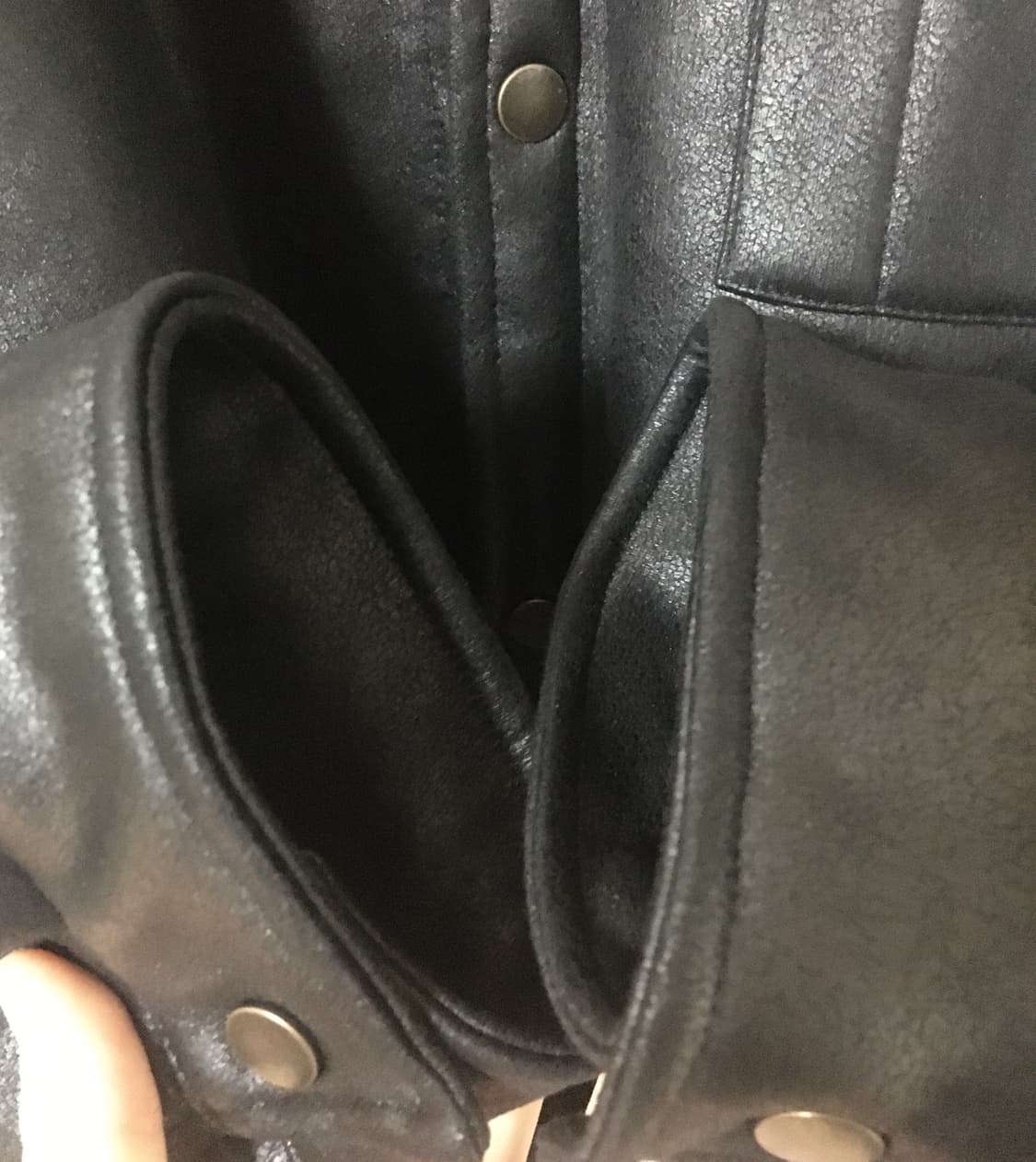 자라 가죽자켓 블랙 판매합니다 상품이미지5