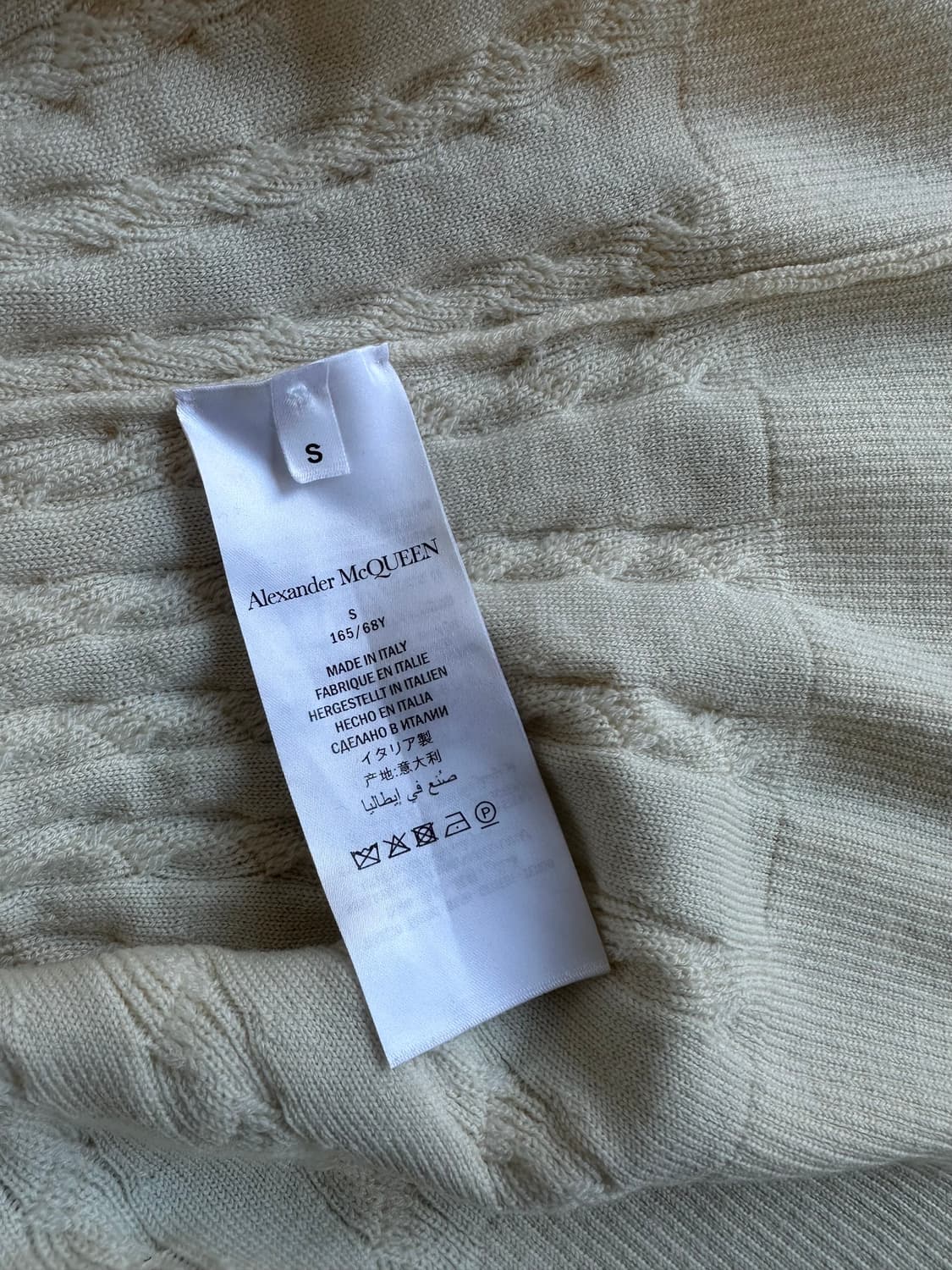 알렉산더 맥퀸 케이블 니트 플레어 스커트 상품이미지5