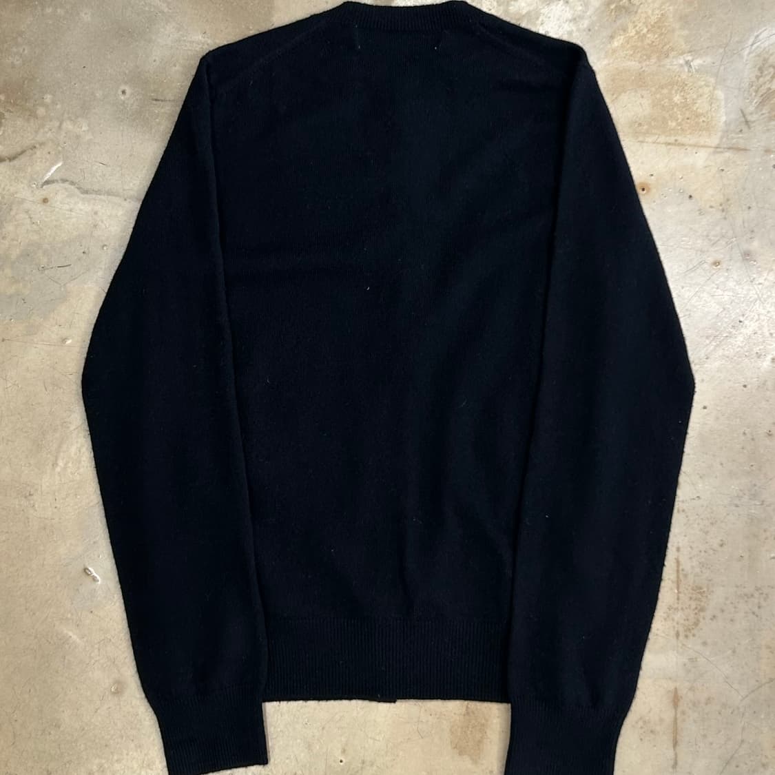 🫶🏻 꼼데가르송 Red 하트 와펜 Black 가디건 🫶🏻 상품이미지3