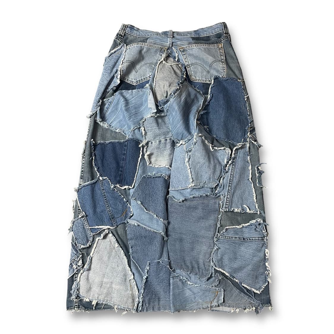 (31) 랭글러 리메이크 커스텀 패치워크 데님 팬츠 상품이미지2