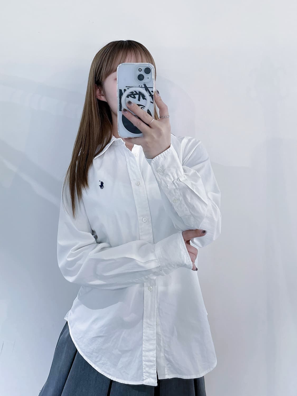 폴로랄프로렌 화이트 포니 셔츠 상품이미지1