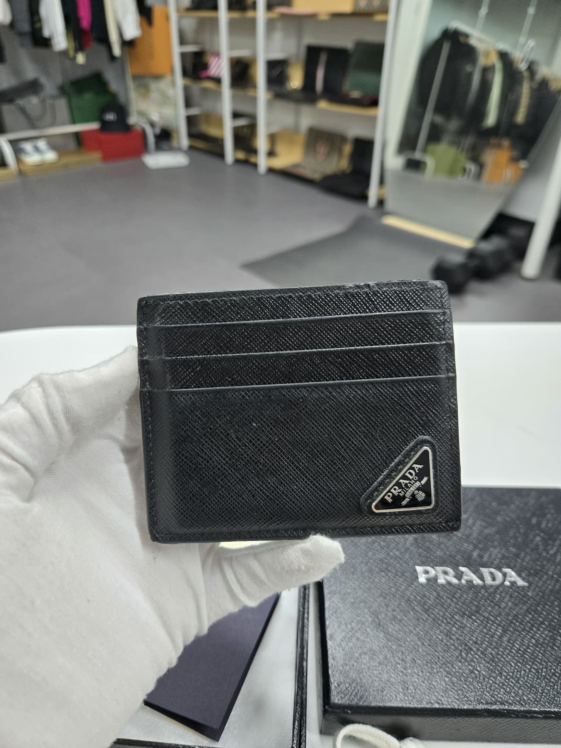 [A급컨디션]프라다 사피아노 카드지갑 상품이미지1