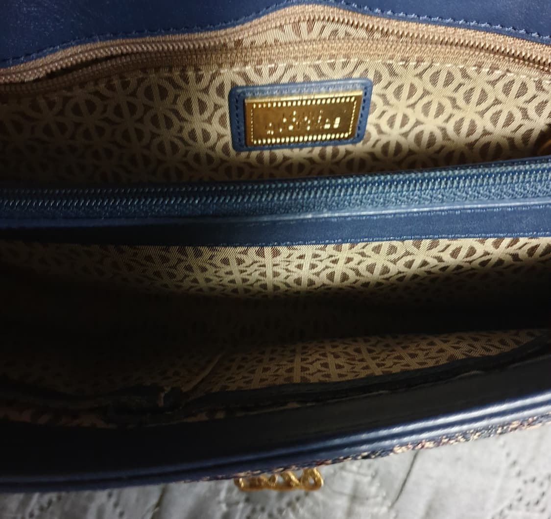 루이까또즈 클래식 트위드 패브릭 금장로고 체인 미니숄더백 상품이미지4