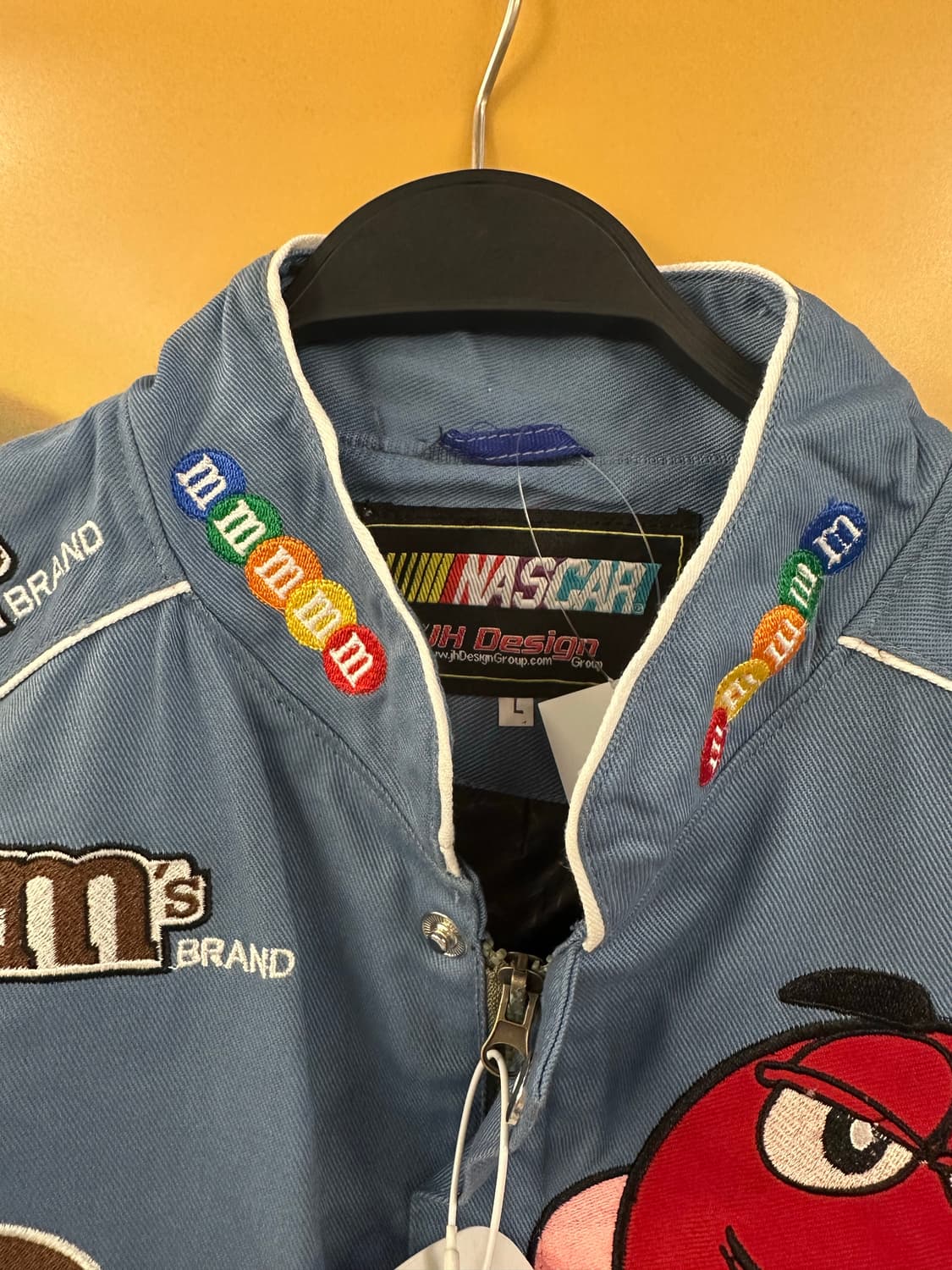 VINTAGE m&m 애쉬블루 레이싱자켓 상품이미지3