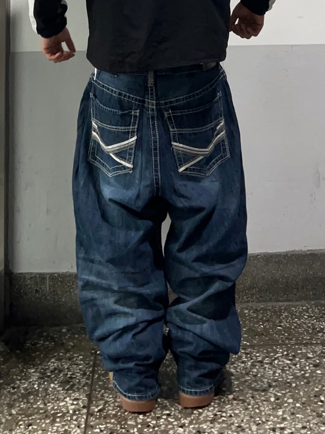 빈티지 자수 힙합팬츠 상품이미지1