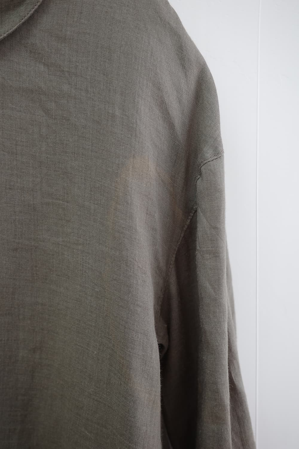 khaki round collar one-piece 상품이미지9