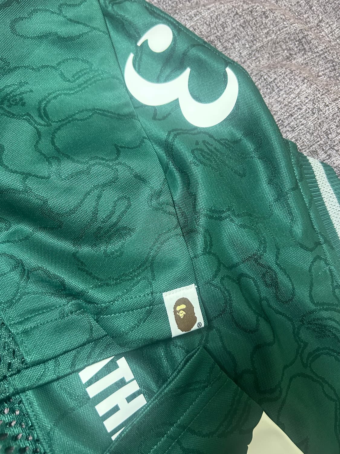 베이프 라인 카모 멀티로고 풋볼저지 상품이미지3