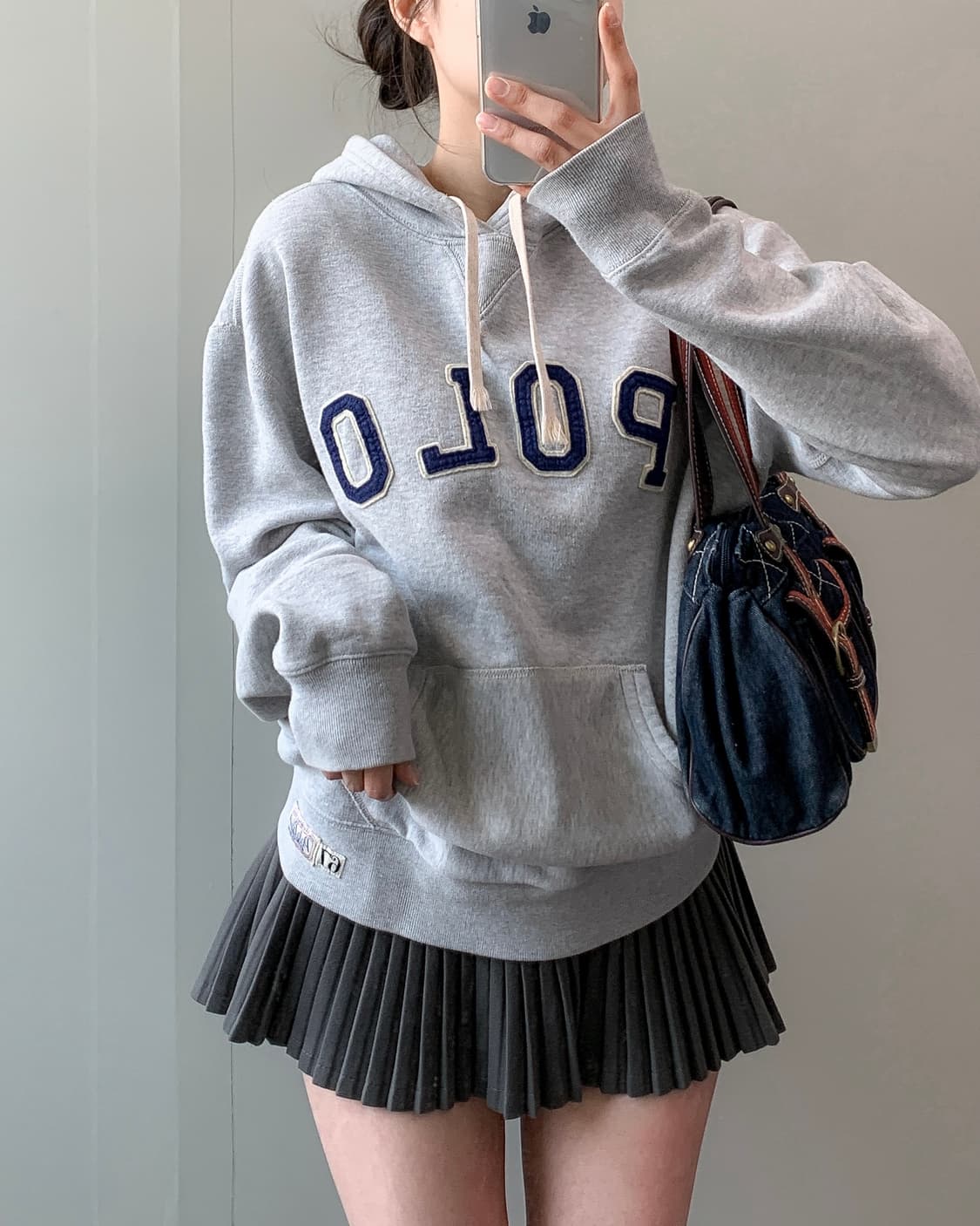 폴로 스펠아웃 후드티  상품이미지2