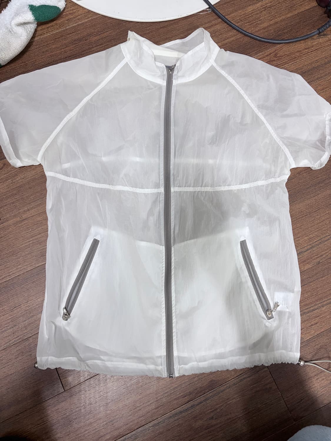 suu 스마트어반유즈풀 코이세이오 퍼커링 자켓 반팔 바람막이 상품이미지2