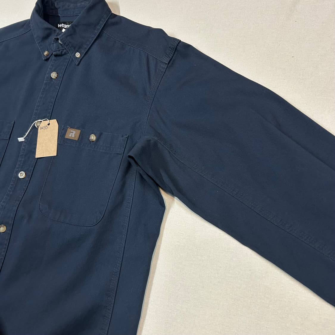 M) Wrangler 랭글러 투포켓 워크웨어 코튼 셔츠 W35 상품이미지4