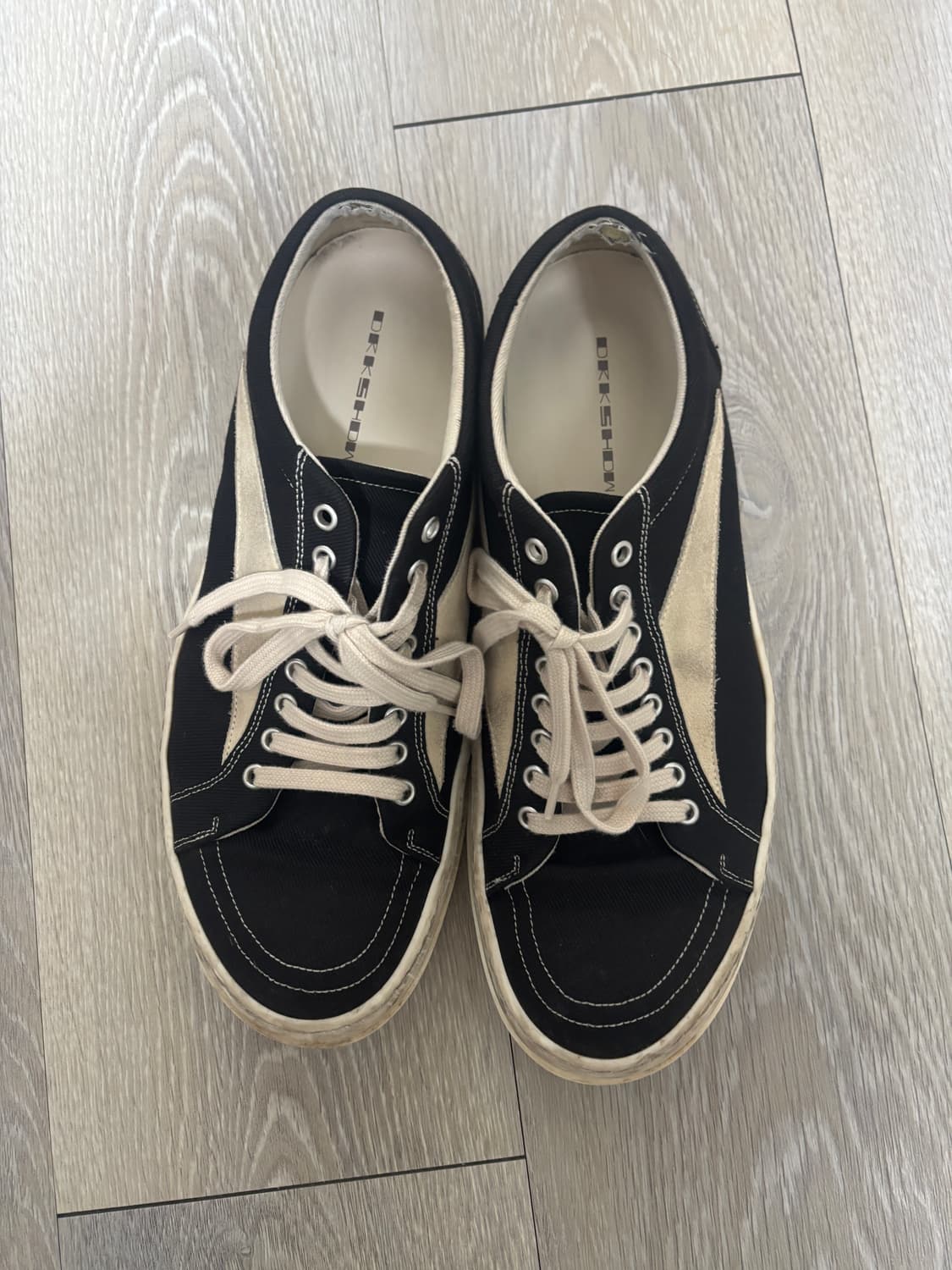 300) 릭오웬스 반스 캔버스 스니커즈 상품이미지4