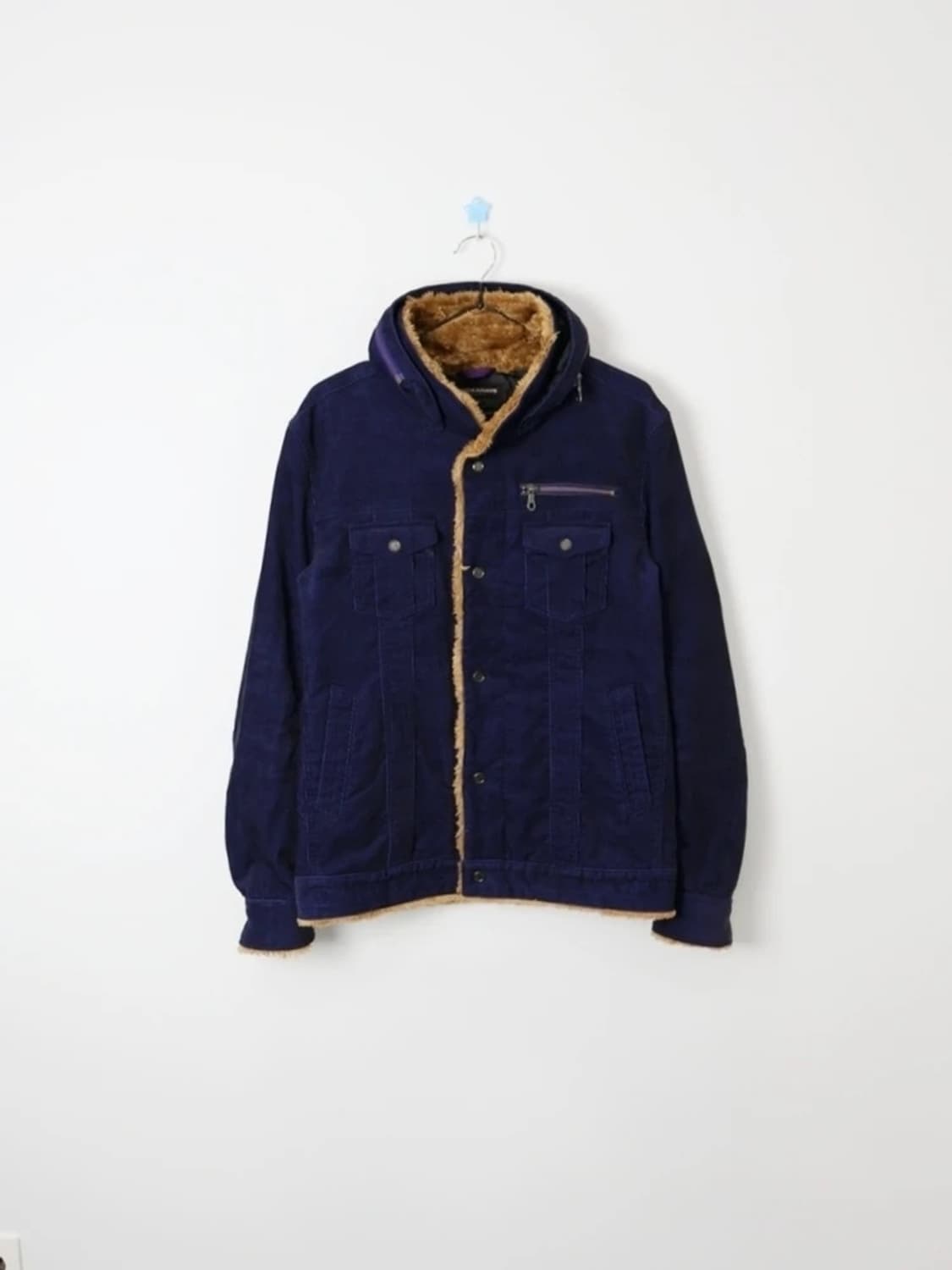 HIDEAWAYS Corduroy Boa Lined Jacket 상품이미지1