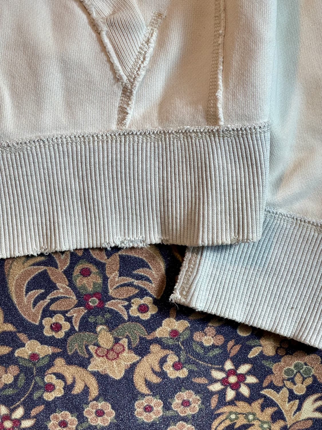 아베크롬비 로고 패치 와플 후드집업 상품이미지5