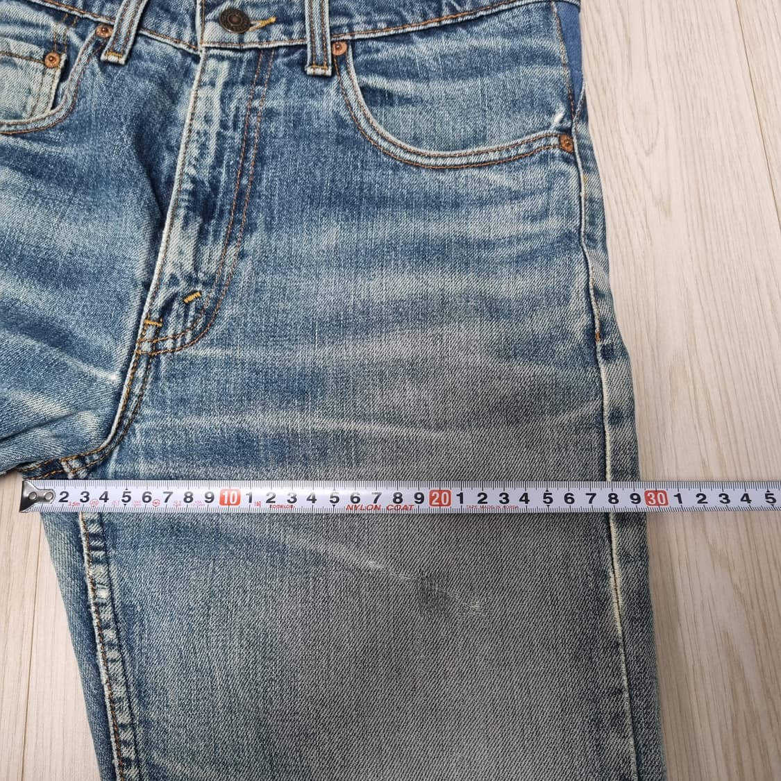 리바이스 재팬 509-0217 빈티지 워싱 데님 블루 청바지 상품이미지8