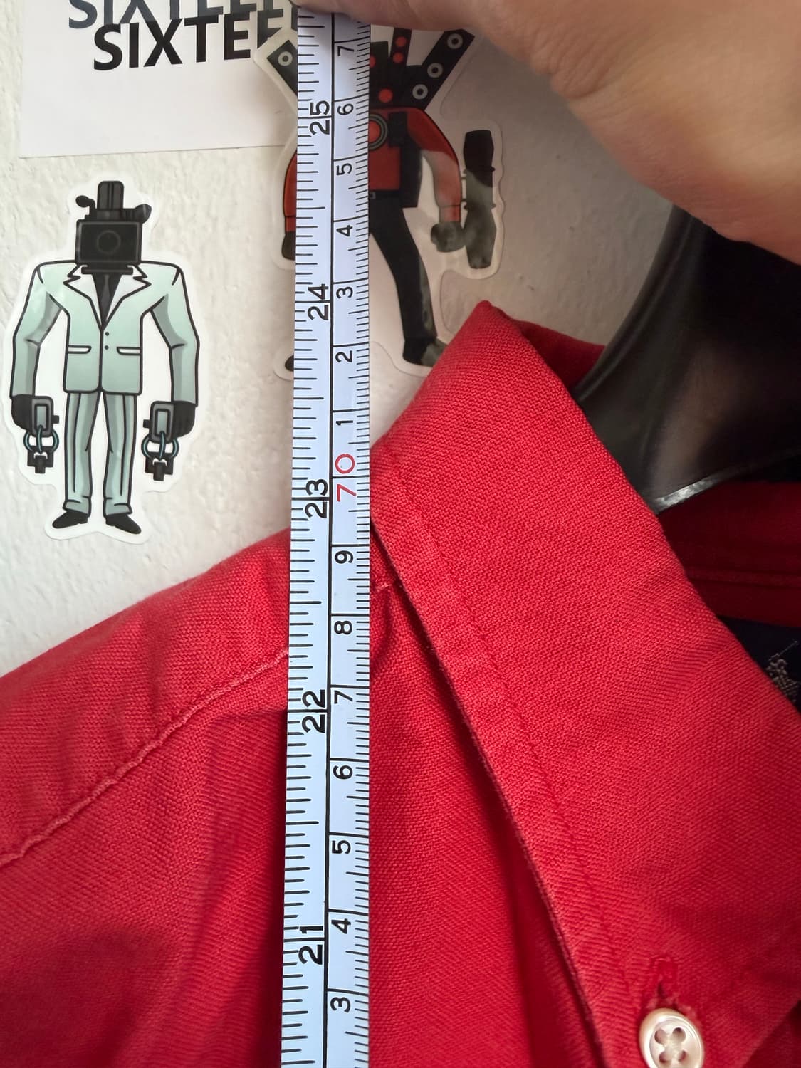 폴로랄프로렌 빨간색 셔츠 XL 상품이미지5