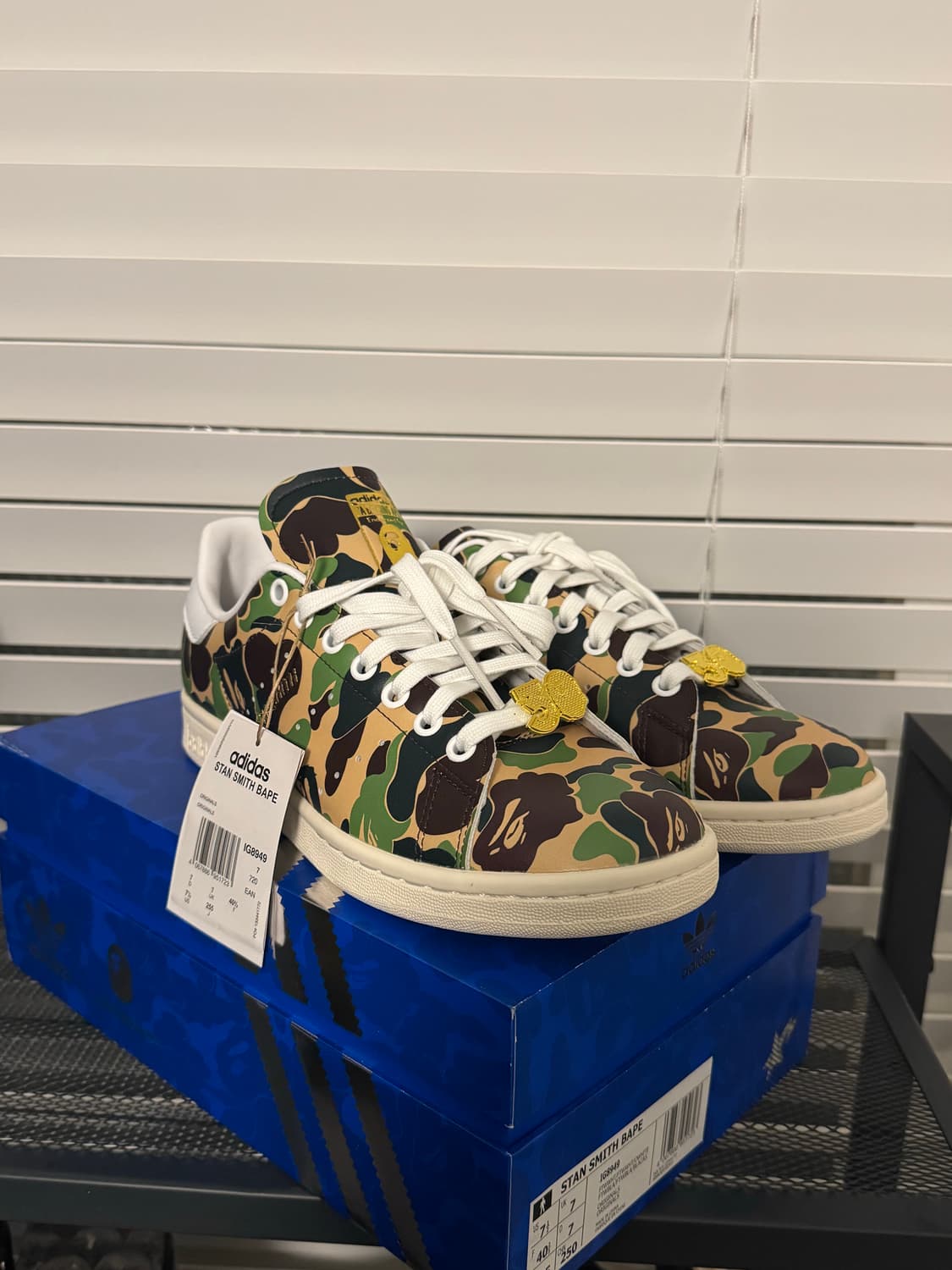베이프x아디다스 스탠스미스 새상품 (250mm) 상품이미지1