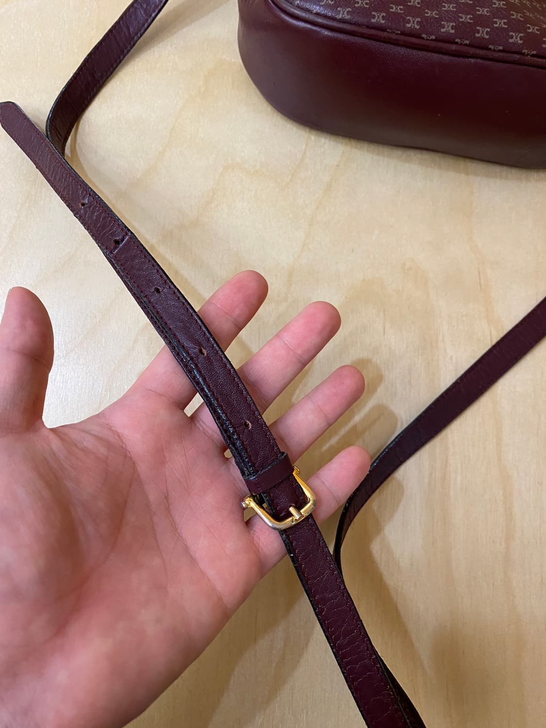 80s OLD CELINE mini cross bag 80년대 올드 셀린 상품이미지8