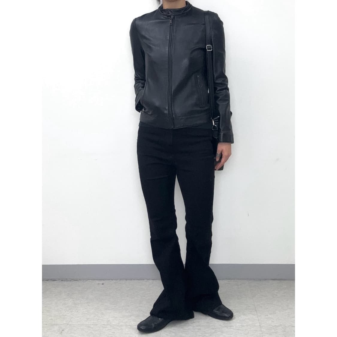 빈티지 블랙 리얼 레더 가죽 자켓 상품이미지2