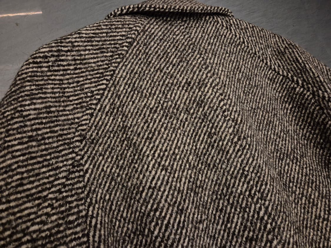 22fw 솔리드옴므 헤링본 울 코트 상품이미지6