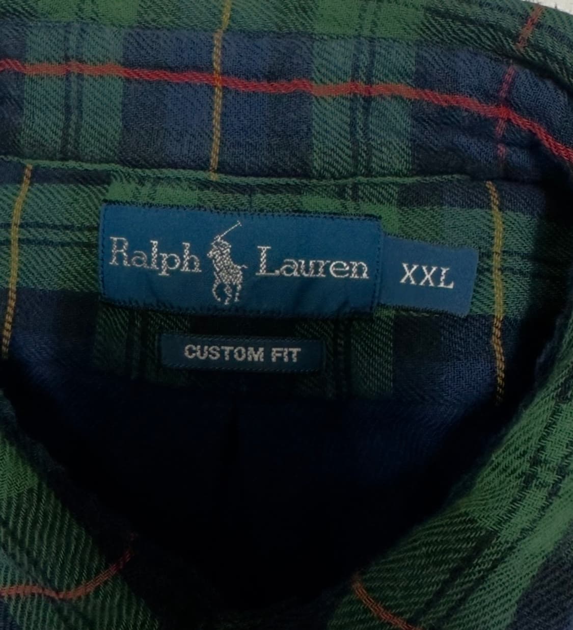 폴로 랄프로렌 그린 체크 셔츠 상품이미지5