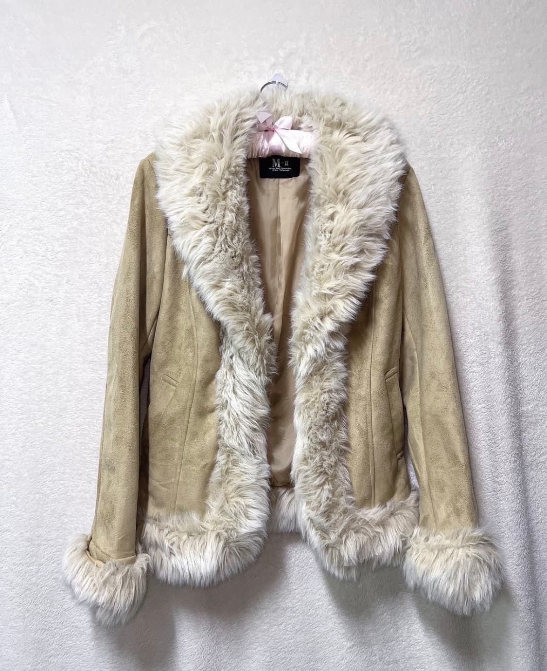 퍼 트리밍 스웨이드 자켓 상품이미지4