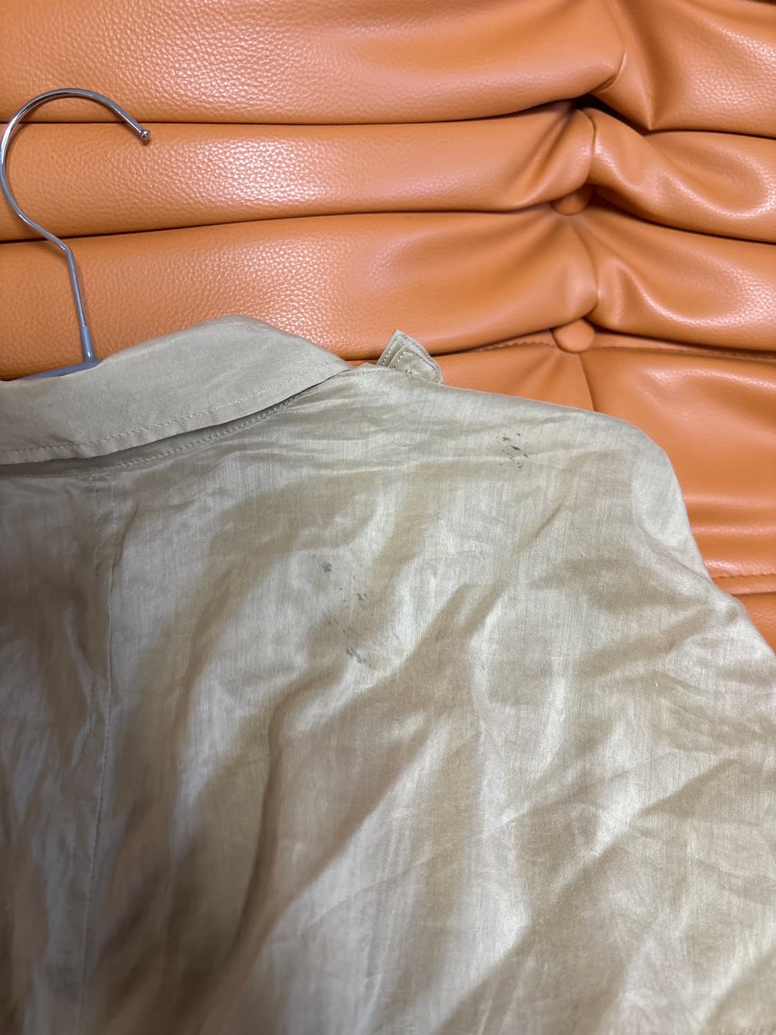 언더커버 오픈백 코튼 실크 블렌드 셔츠 상품이미지9