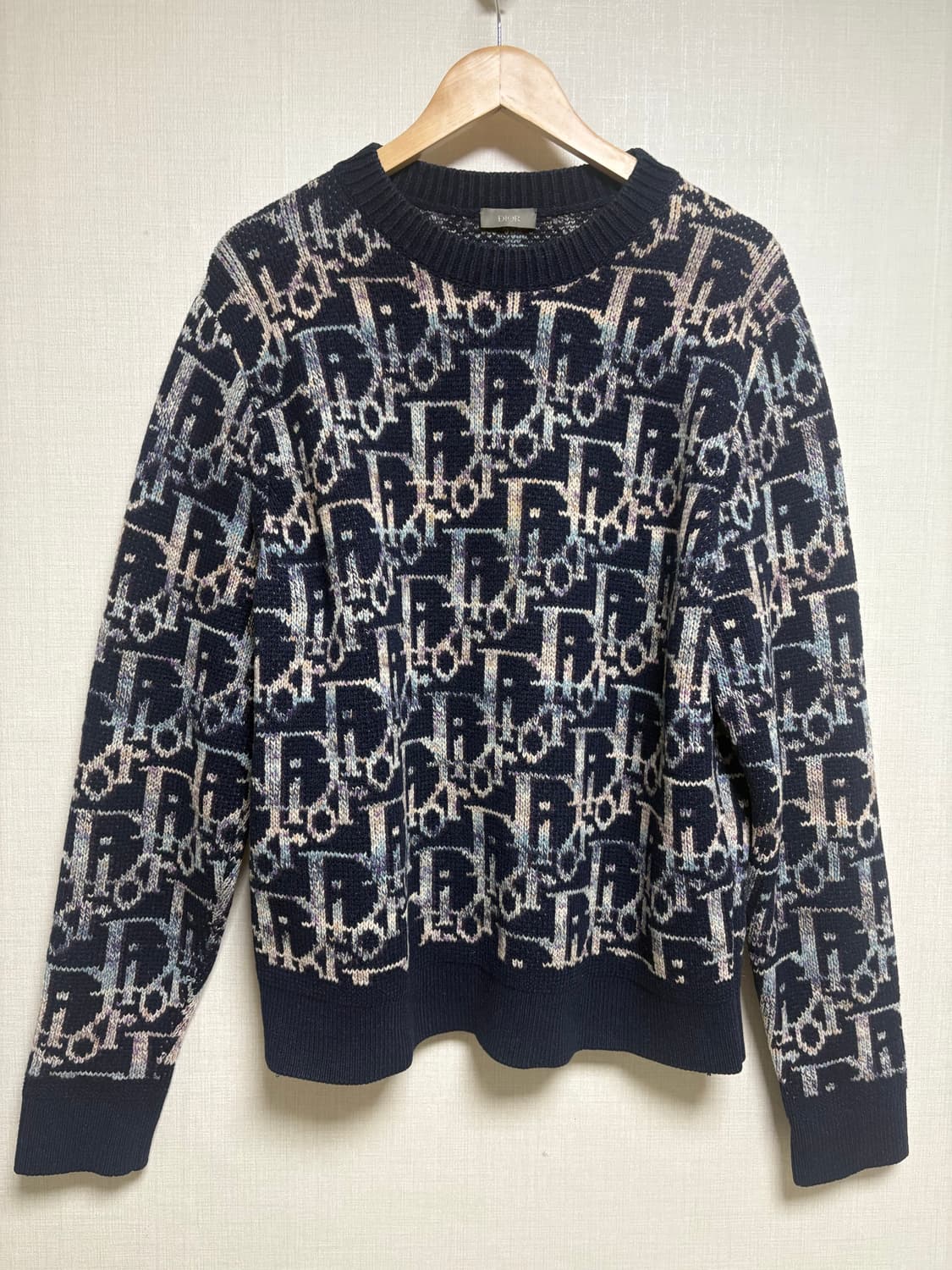 [M/새상품급] 디올 오블리크 자카드 니트 상품이미지1