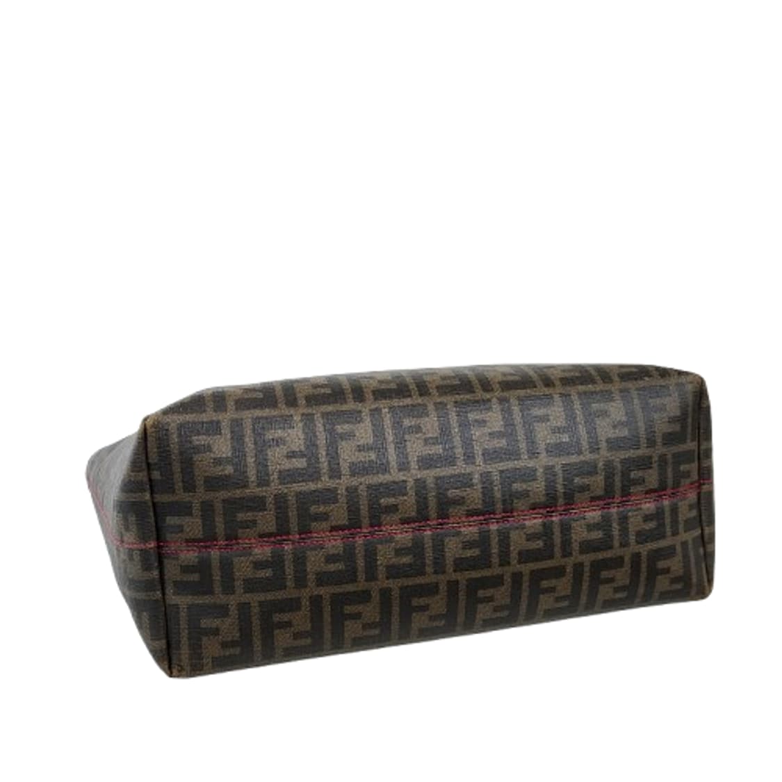 정품 펜디 주카 PVC 타바코브라운 스티치 쇼퍼백 상품이미지6