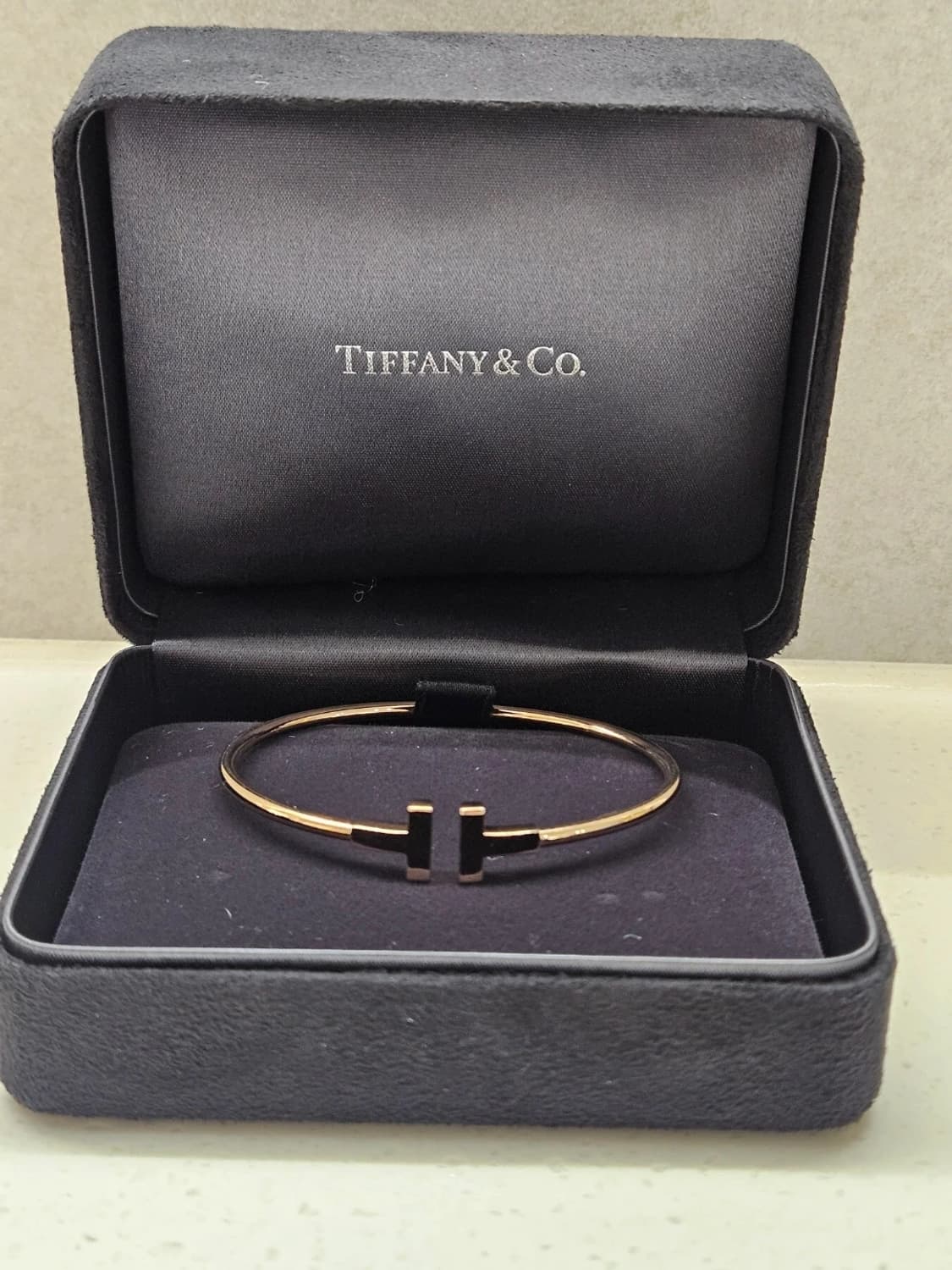 (새상품급) 티파니앤코 팔찌 T 와이어 브레이슬릿 M 상품이미지5