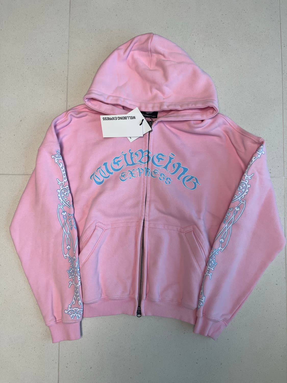 [미사용] 웰빙익스프레스 Fancy Hoodie Pink 상품이미지4