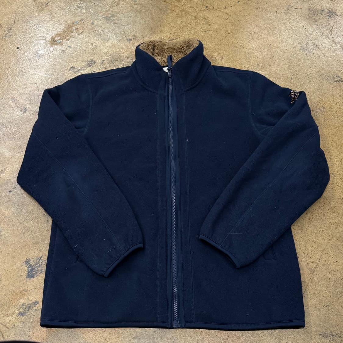 [정품/L] 노스페이스 네이비색 플리스 집업 b14 상품이미지2