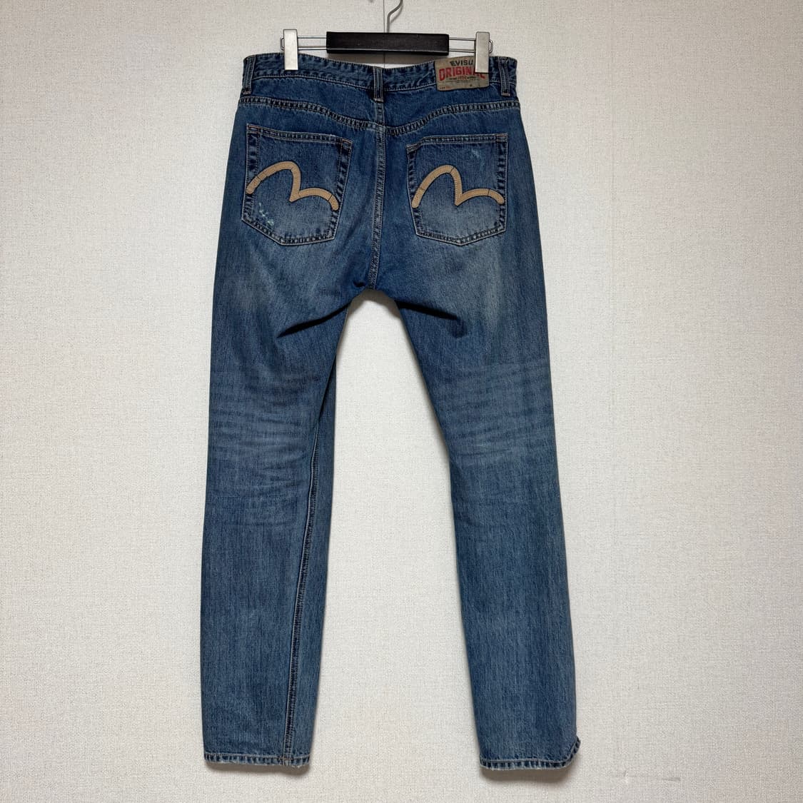 에비수 자수 데님 팬츠 상품이미지1